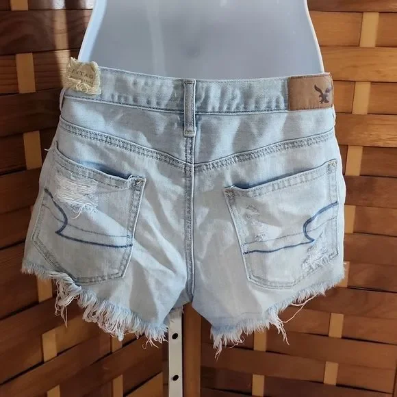 American Eagle high rise denim shorts - Picture 9 of 9